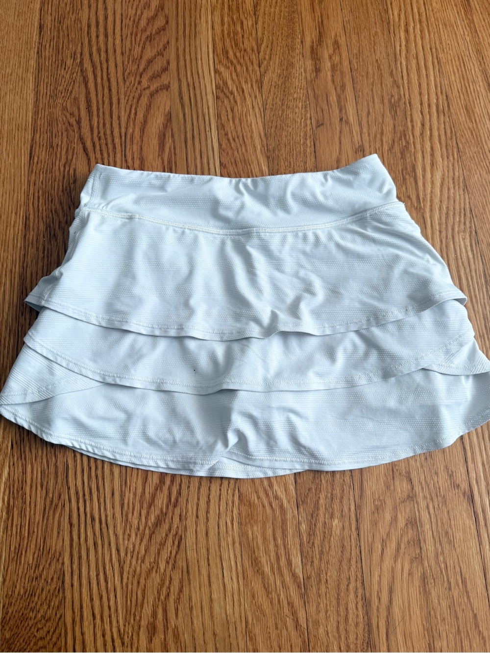 Athleta girls light gray athletic workout skort 12